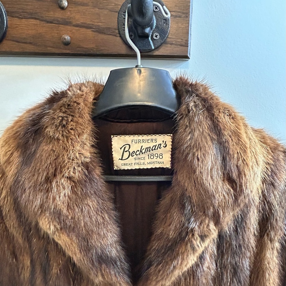 Fur Stole Vintage 1920s Beckman's Mink - Picture 4 of 16